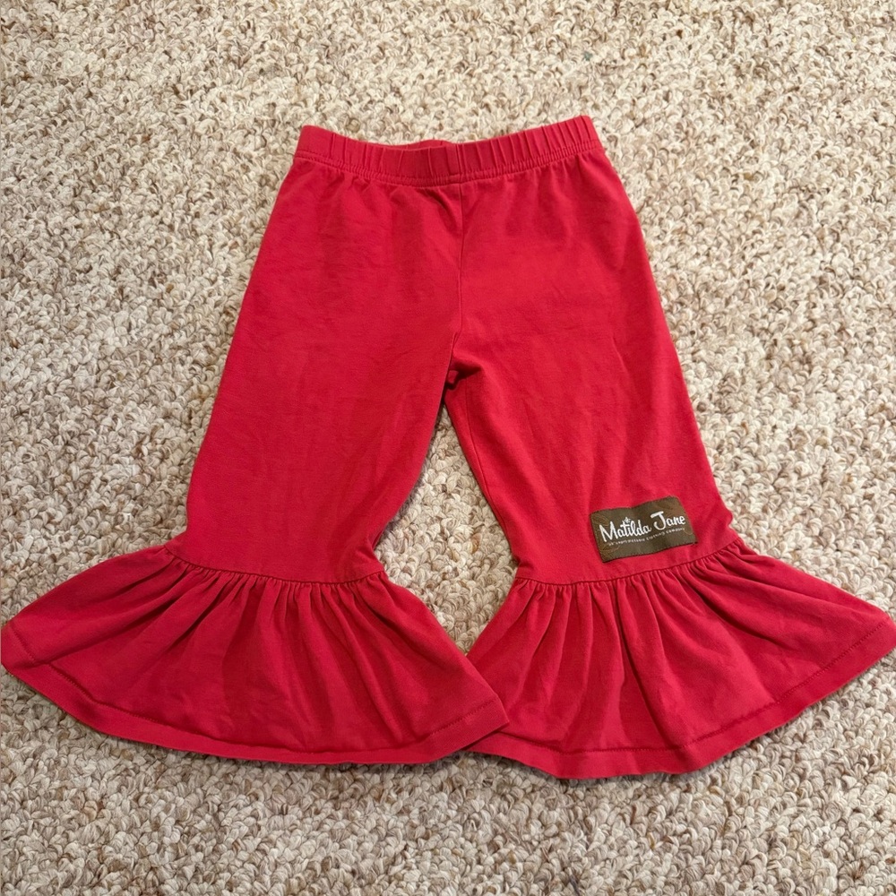 Matilda Jane Pants Size 2 in EUC, Red